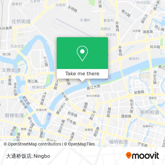 大通桥饭店 map