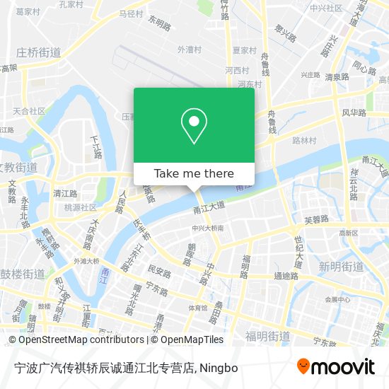 宁波广汽传祺轿辰诚通江北专营店 map