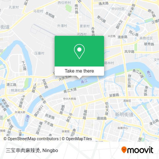 三宝串肉麻辣烫 map