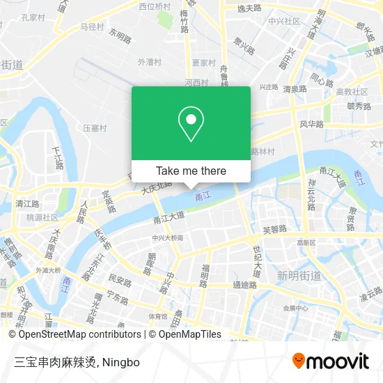 三宝串肉麻辣烫 map