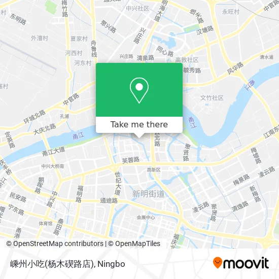 嵊州小吃(杨木碶路店) map