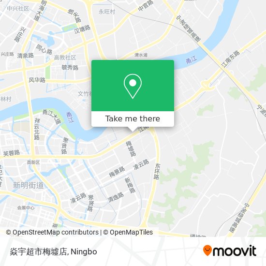 焱宇超市梅墟店 map
