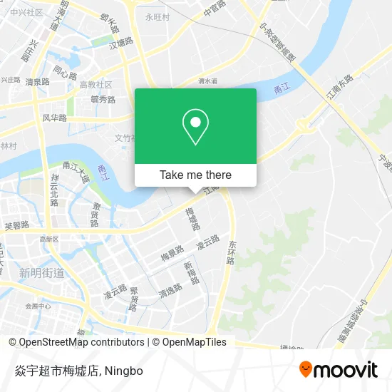 焱宇超市梅墟店 map