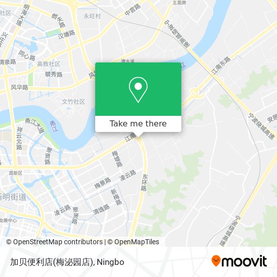 加贝便利店(梅泌园店) map