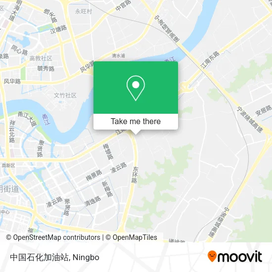 中国石化加油站 map