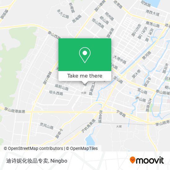 迪诗妮化妆品专卖 map