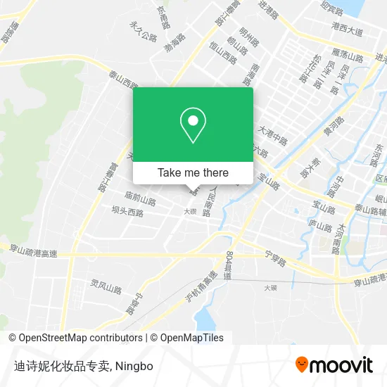 迪诗妮化妆品专卖 map