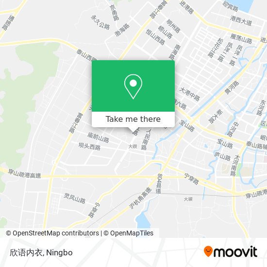 欣语内衣 map