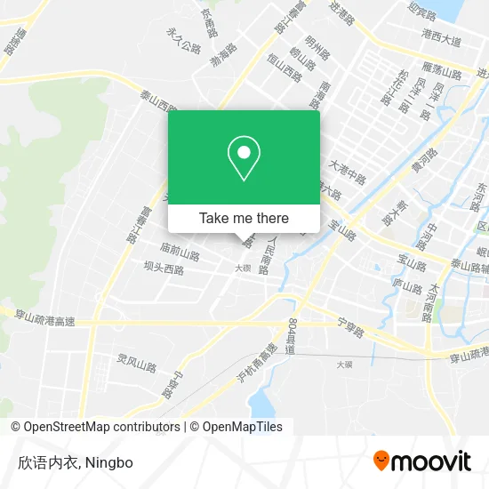 欣语内衣 map