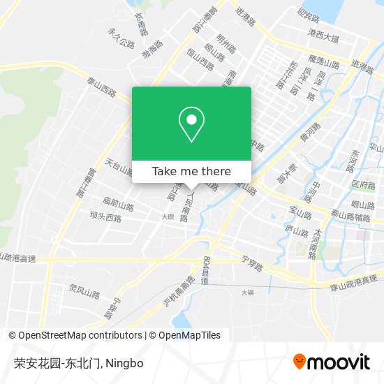 荣安花园-东北门 map