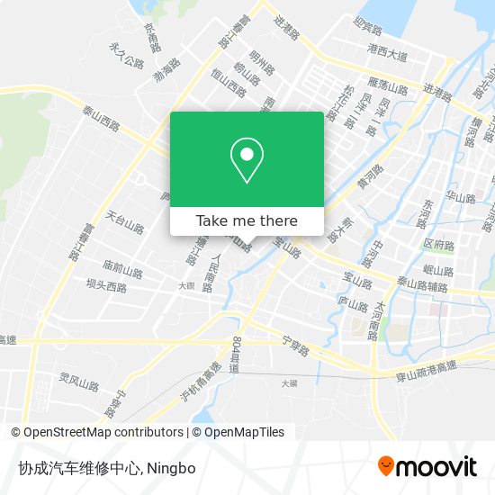 协成汽车维修中心 map