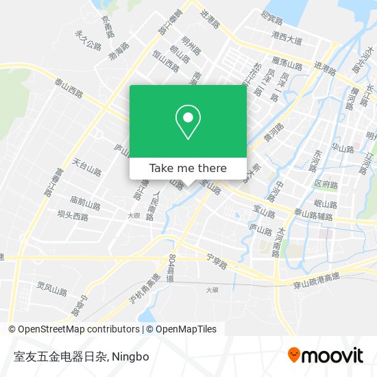 室友五金电器日杂 map