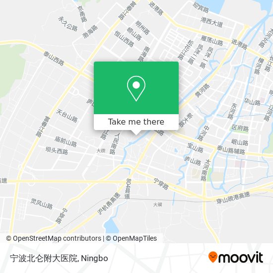 宁波北仑附大医院 map