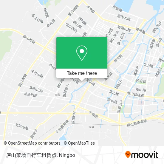 庐山菜场自行车租赁点 map