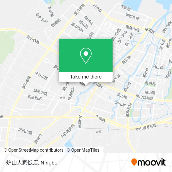 炉山人家饭店 map
