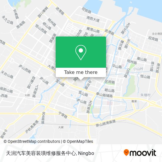 天润汽车美容装璜维修服务中心 map
