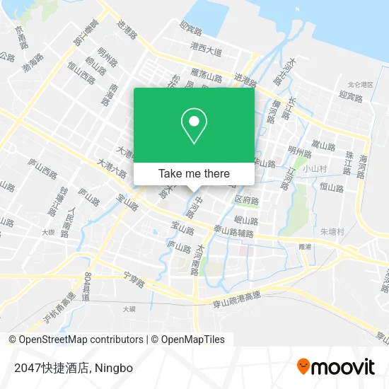 2047快捷酒店 map