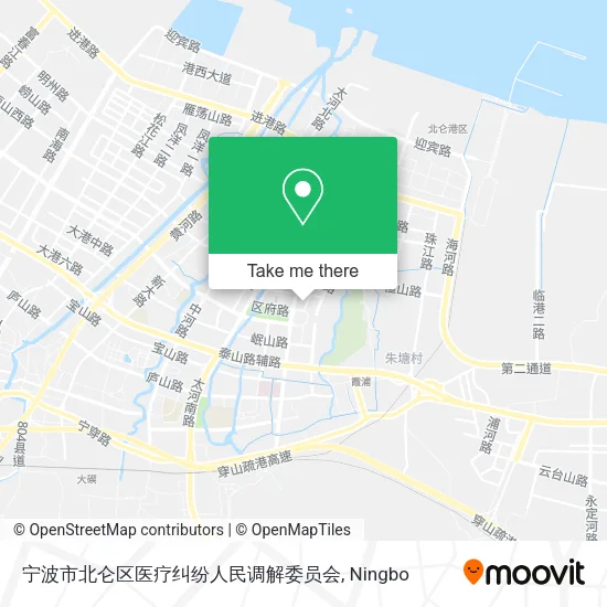 宁波市北仑区医疗纠纷人民调解委员会 map