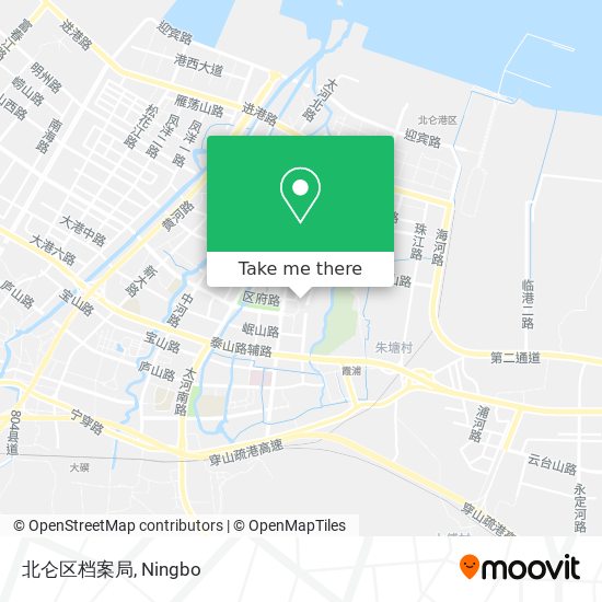北仑区档案局 map