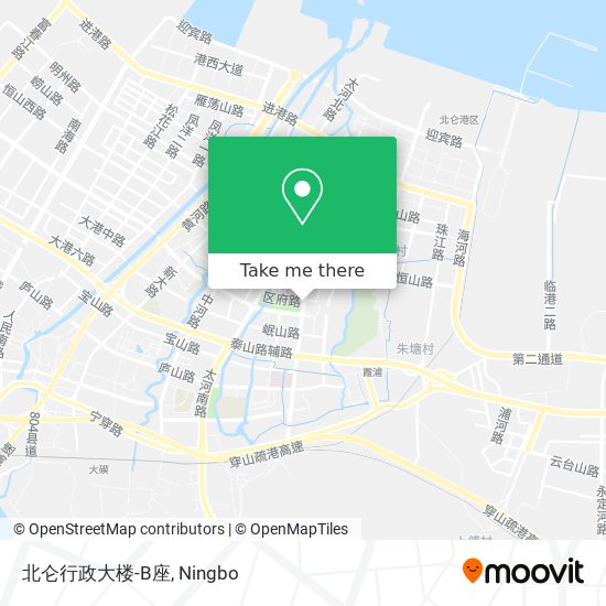 北仑行政大楼-B座 map