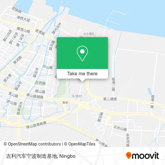 吉利汽车宁波制造基地 map