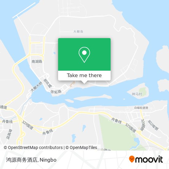 鸿源商务酒店 map