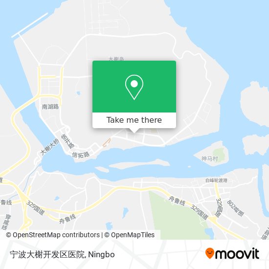 宁波大榭开发区医院 map