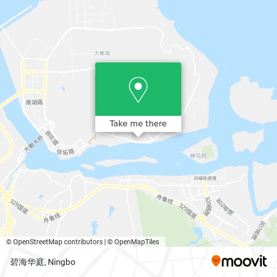 碧海华庭 map