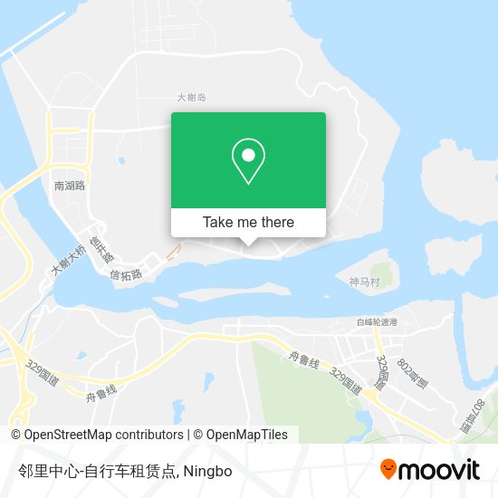 邻里中心-自行车租赁点 map
