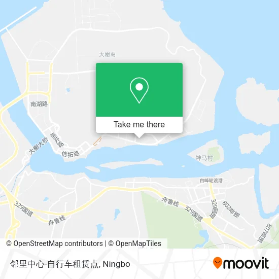 邻里中心-自行车租赁点 map