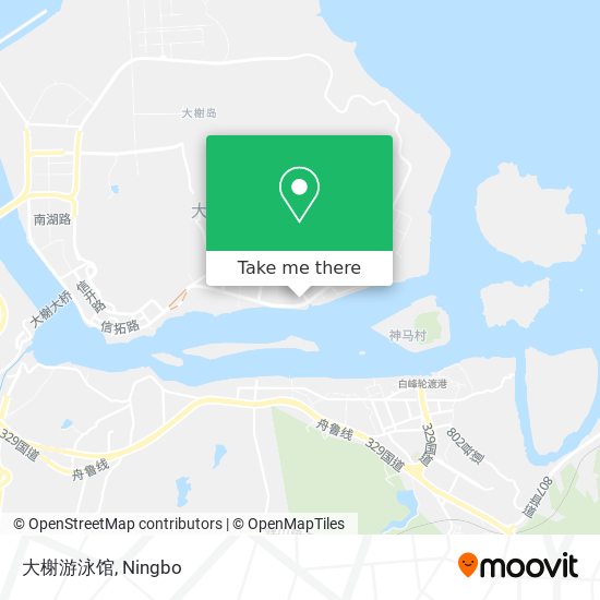 大榭游泳馆 map