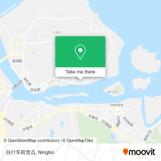 自行车租赁点 map