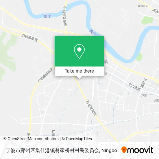 宁波市鄞州区集仕港镇翁家桥村村民委员会 map