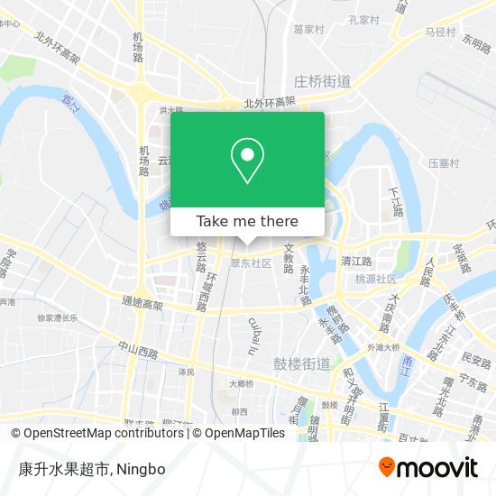 康升水果超市 map