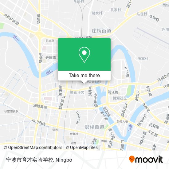 宁波市育才实验学校 map