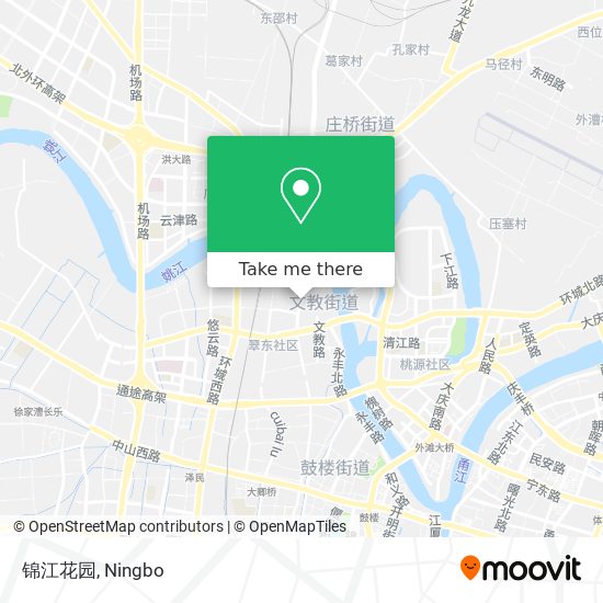 锦江花园 map