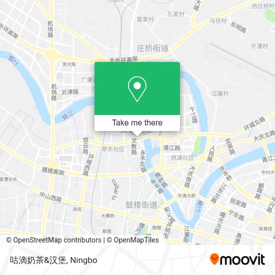 咕滴奶茶&汉堡 map