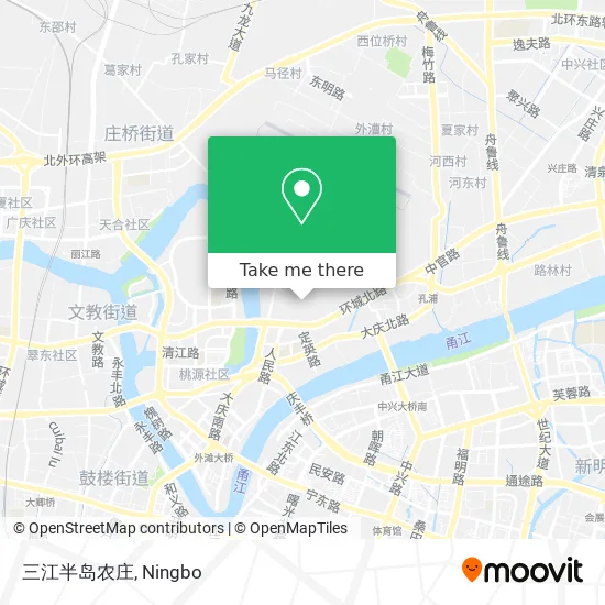 三江半岛农庄 map