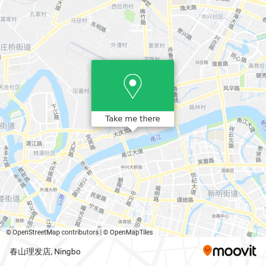 春山理发店 map
