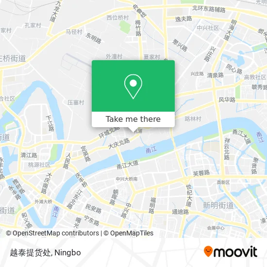 越泰提货处 map