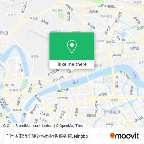 广汽本田汽车骏达特约销售服务店 map