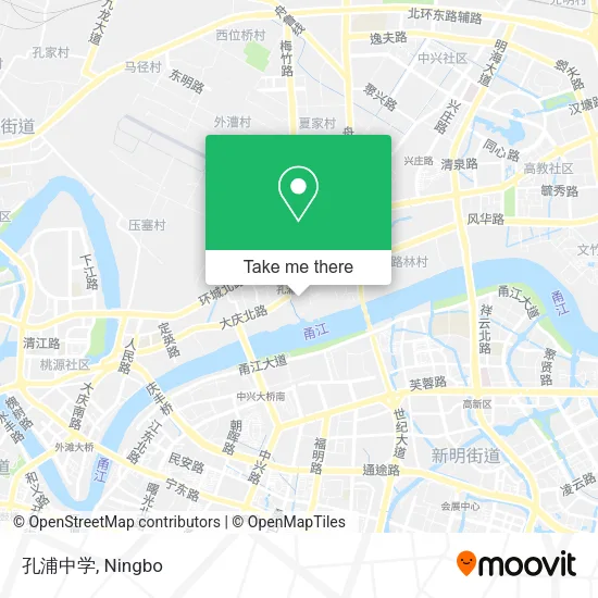 孔浦中学 map