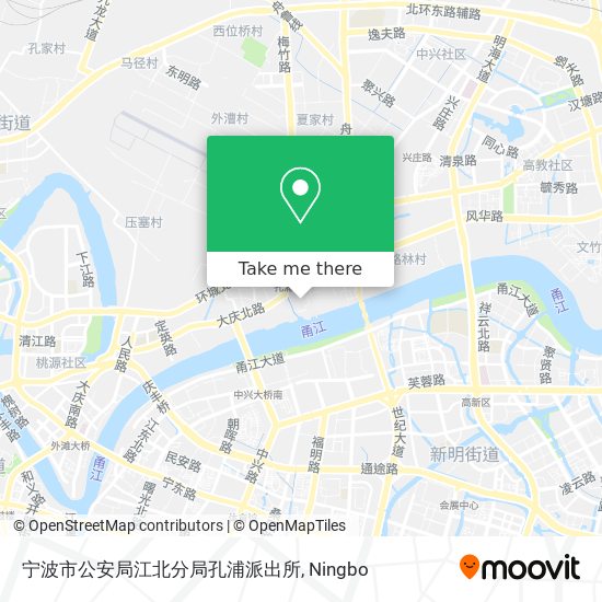 宁波市公安局江北分局孔浦派出所 map