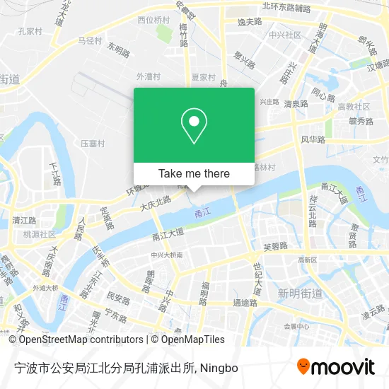 宁波市公安局江北分局孔浦派出所 map
