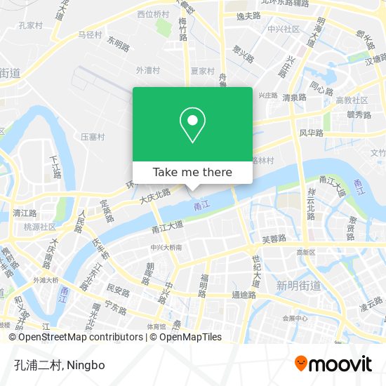 孔浦二村 map