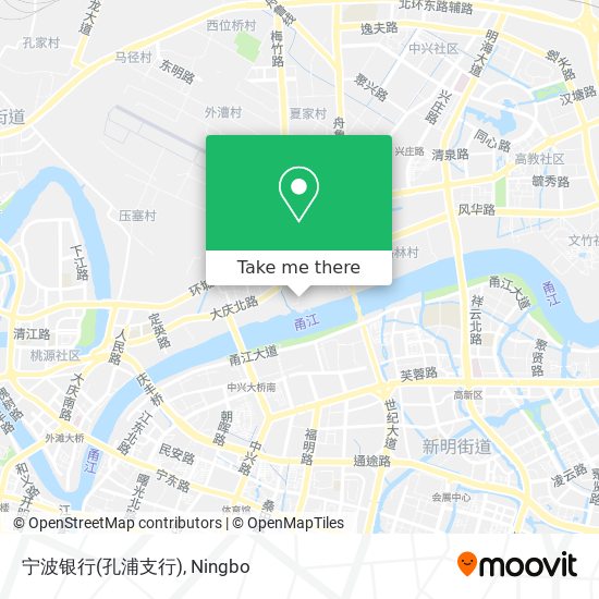 宁波银行(孔浦支行) map