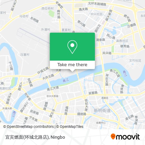 宜宾燃面(环城北路店) map