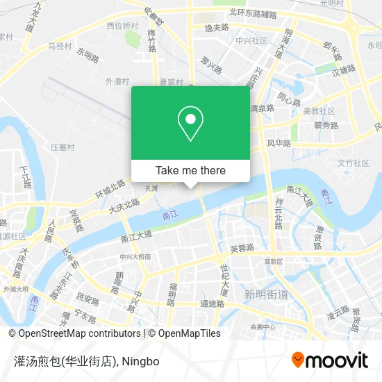 灌汤煎包(华业街店) map