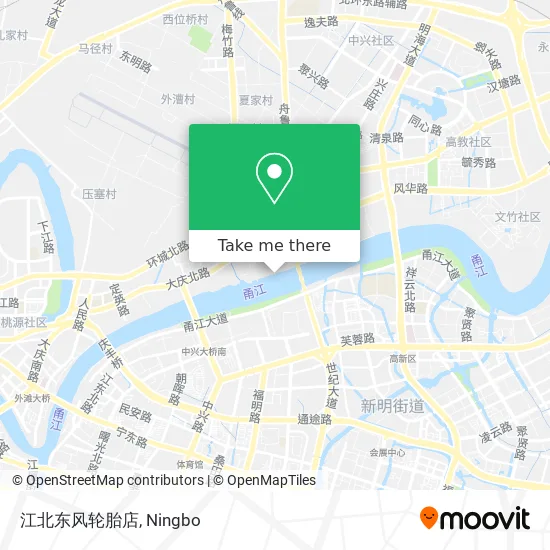 江北东风轮胎店 map