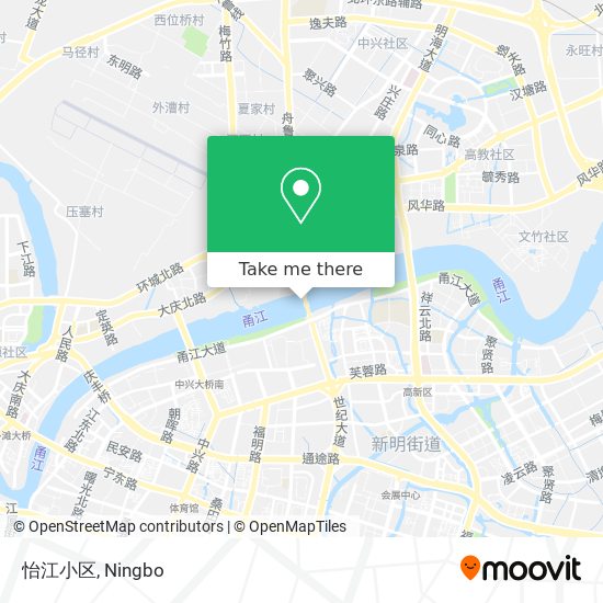 怡江小区 map